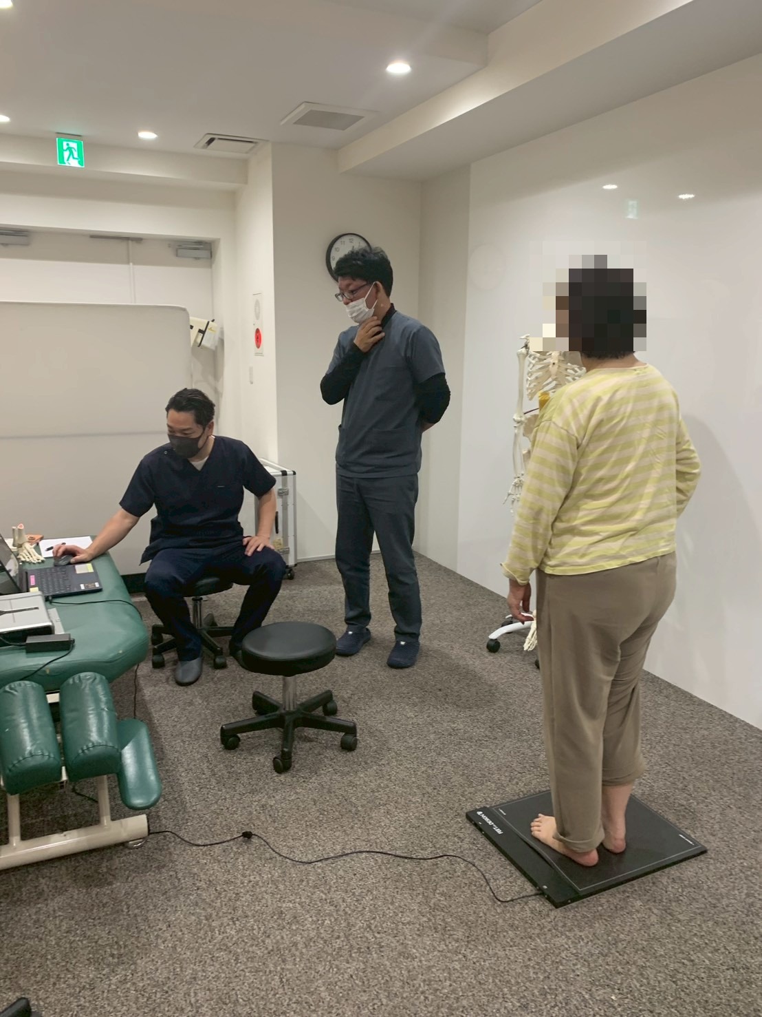測定の様子